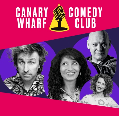 Top Comedians Take to the Stage at Latest Canary Wharf Comedy Club