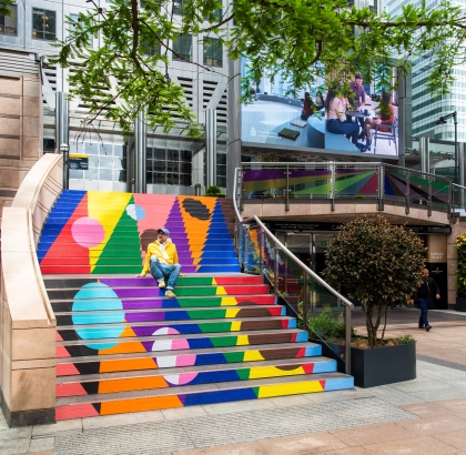 Pride Month at Canary Wharf: Murals, Movies and Comic Strips