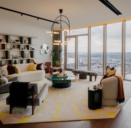 Canary Wharf Group unveils One Park Drive’s elite Level 55 Show Apartment styled by British Designer, Portia Fox