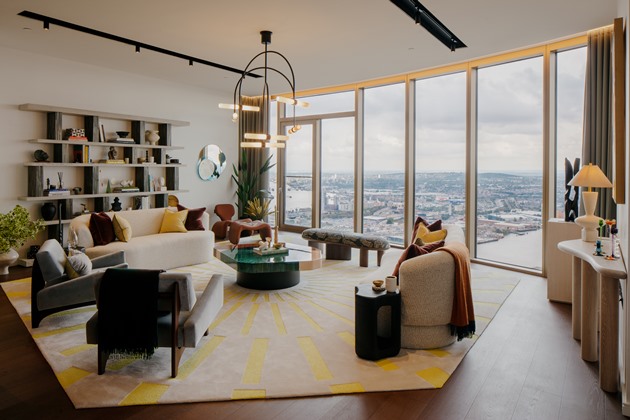 Canary Wharf Group unveils One Park Drive’s elite Level 55 Show Apartment styled by British Designer, Portia Fox  – 23.09.22