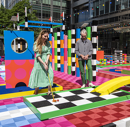 From Putting to Ping Pong: Colourful Free Activities Return to Canary Wharf