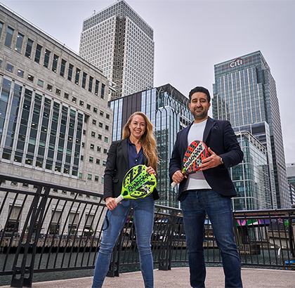 Padium, the UK's most premium padel club, is opening its doors in the vibrant hub of Canary Wharf 