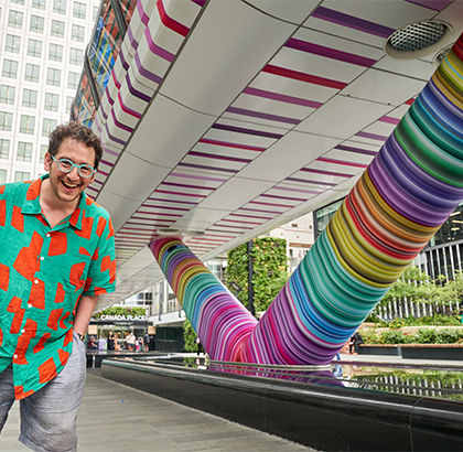 There’s No Place Like Canary Wharf: Kaleidoscopic Installation Click Your Heels Together Three Times Joins Public Art Collection