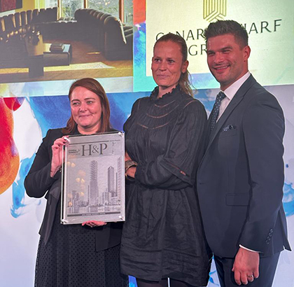 One Park Drive’s penthouse wins prestigious Evening Standard New Homes Award - 02.10.23