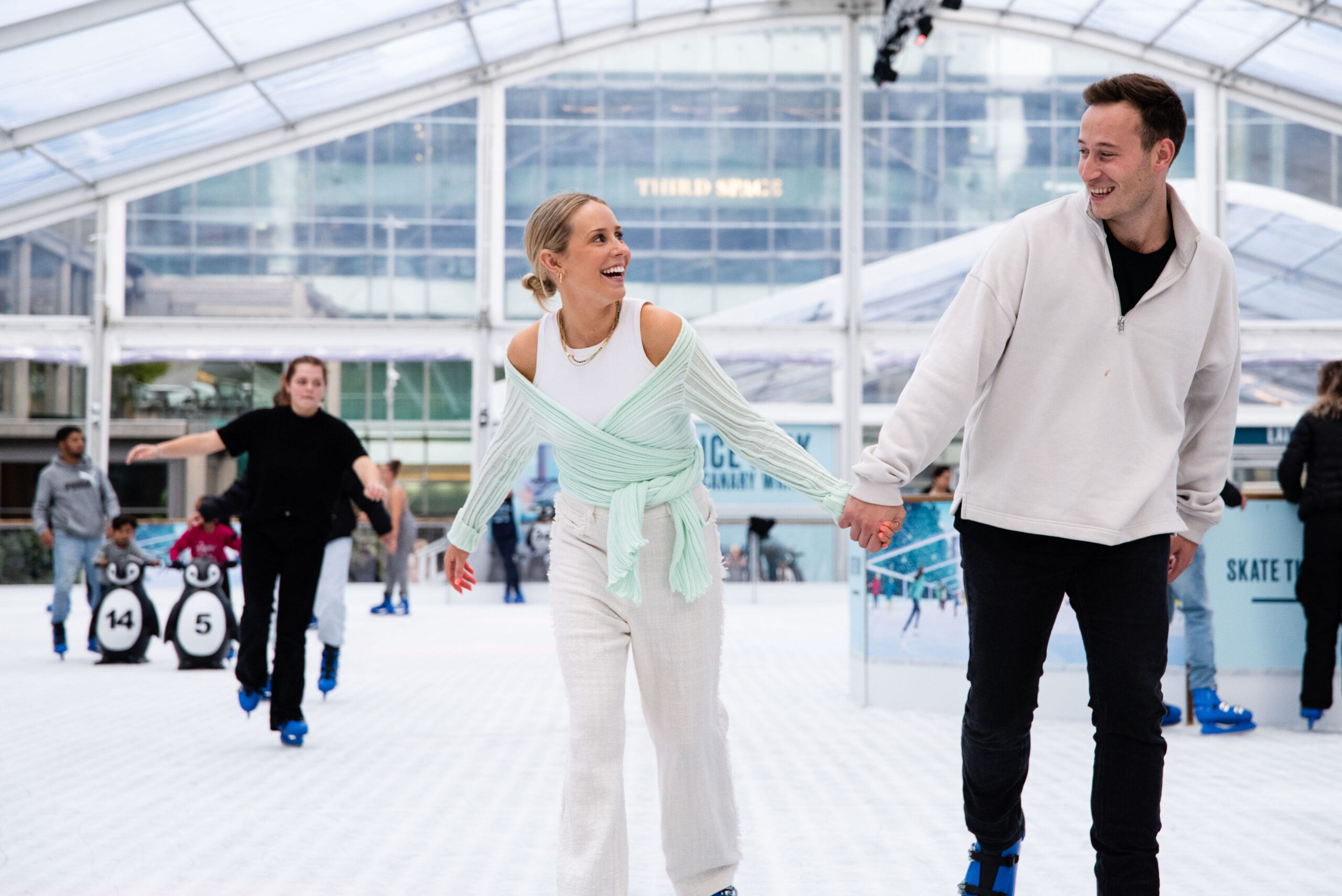 Lace up your skates: Last chance to try London's longest running ice rink in Canary Wharf 
