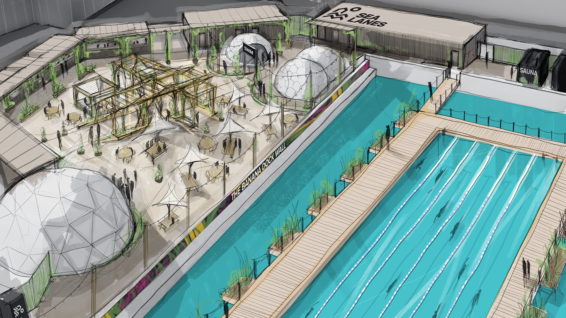 Sea Lanes Canary Wharf